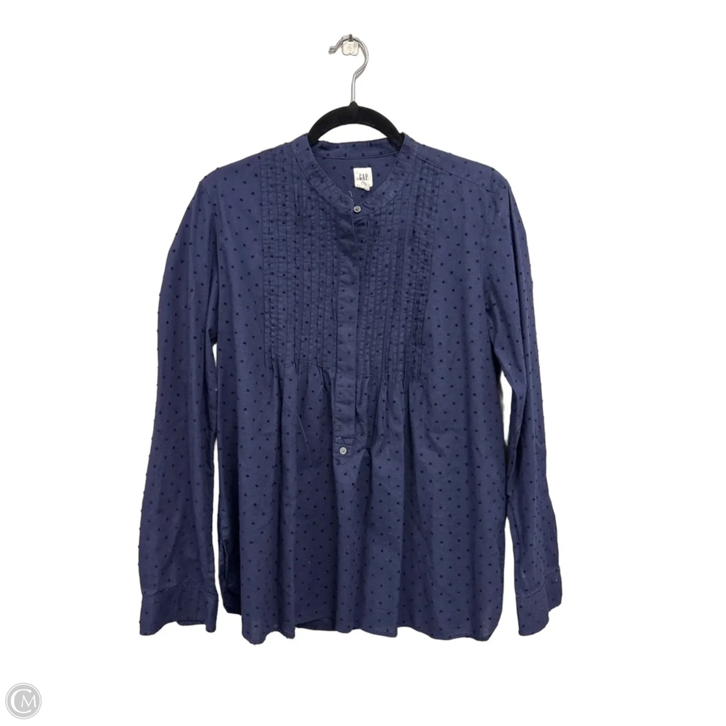 Top Long Sleeve By Gap In Navy, Size: M
