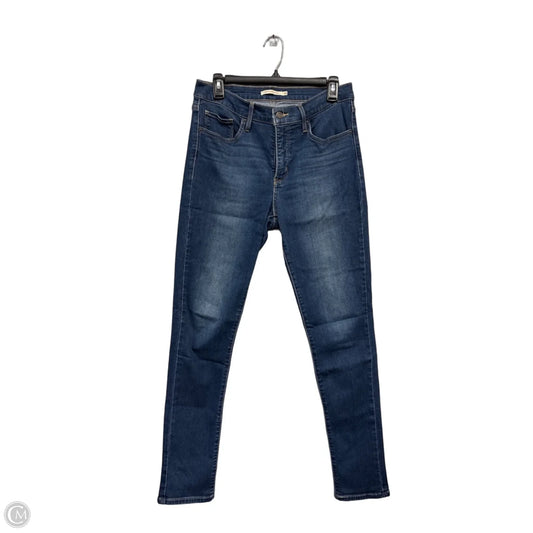 Jeans Skinny By Levis In Blue, Size: 10