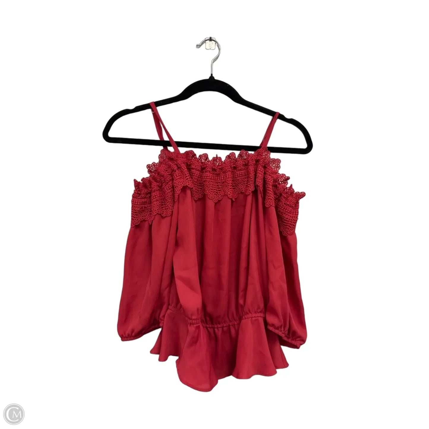 Top Short Sleeve By A Byer In Red, Size: S