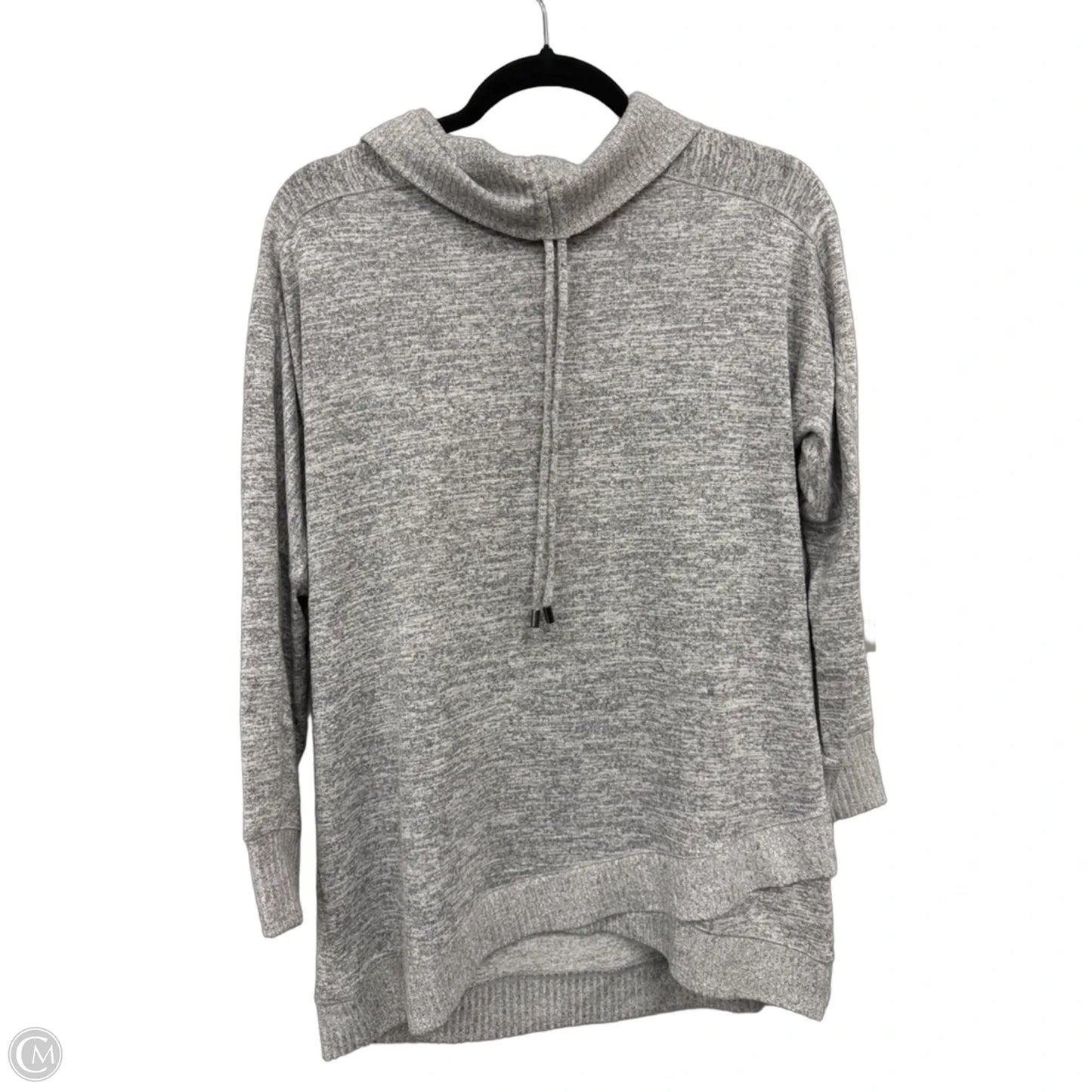 Top Long Sleeve By Chicos In Grey, Size: S