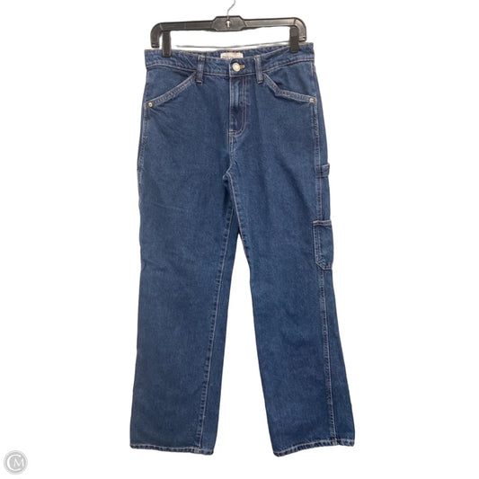 Jeans Wide Leg By Zara In Blue, Size: 6
