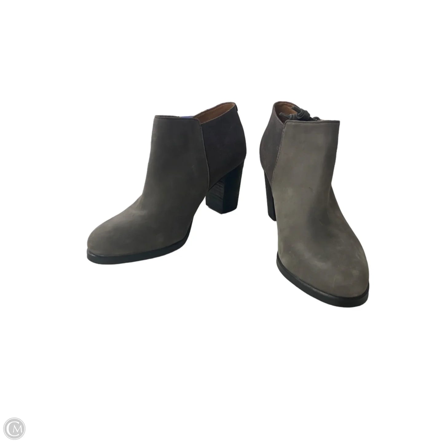 Boots Ankle Heels By Sperry In Grey, Size: 10