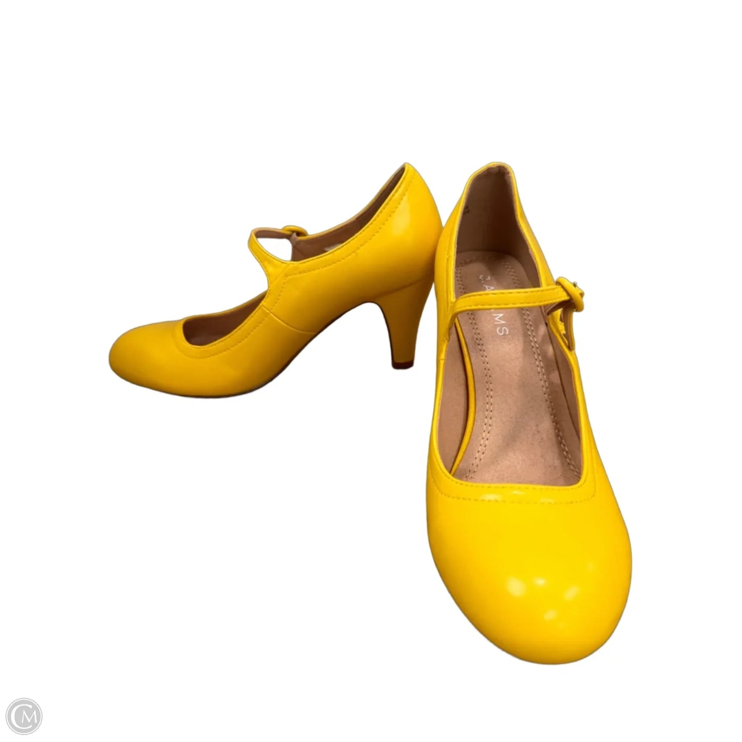 Shoes Heels Stiletto By Clothes Mentor In Yellow, Size: 8.5