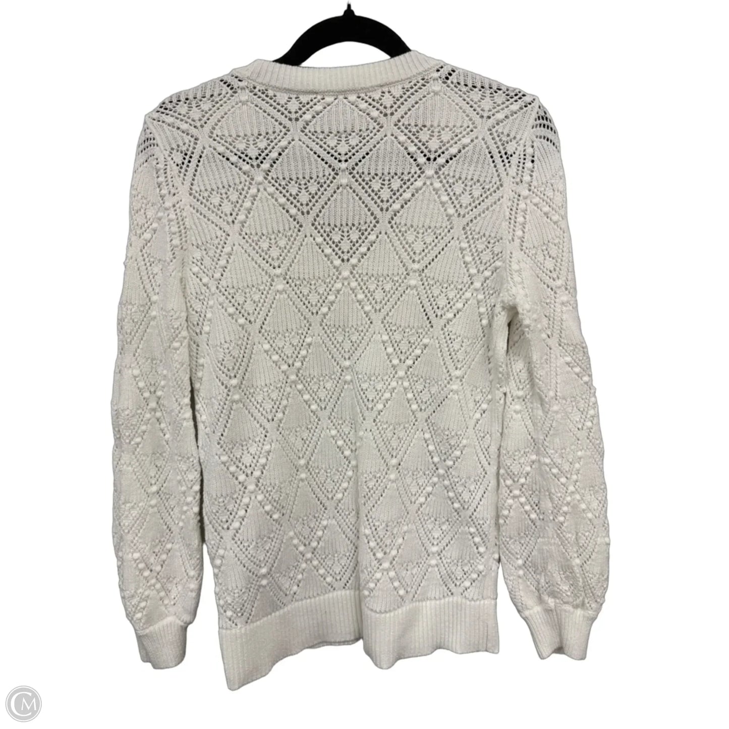 Sweater By Loft In White, Size: M