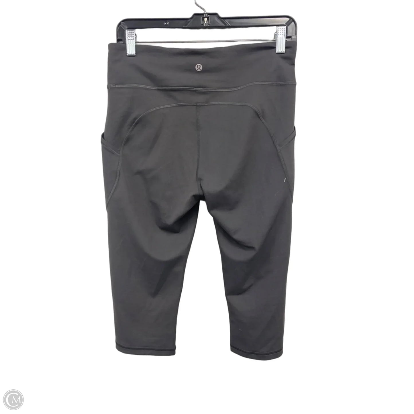 Athletic Leggings Capris By Lululemon In Grey, Size: 10