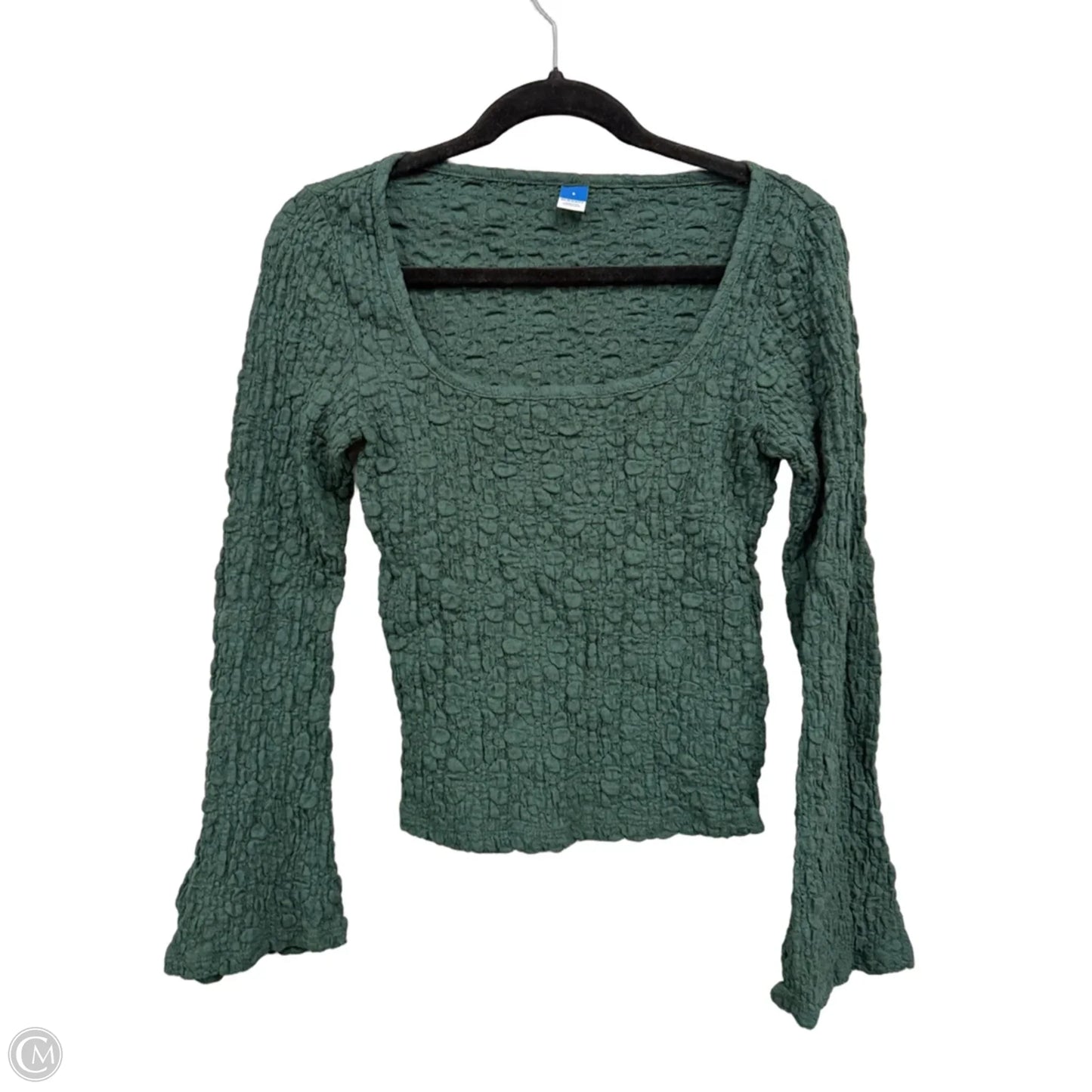 Top Long Sleeve By Old Navy In Green, Size: S