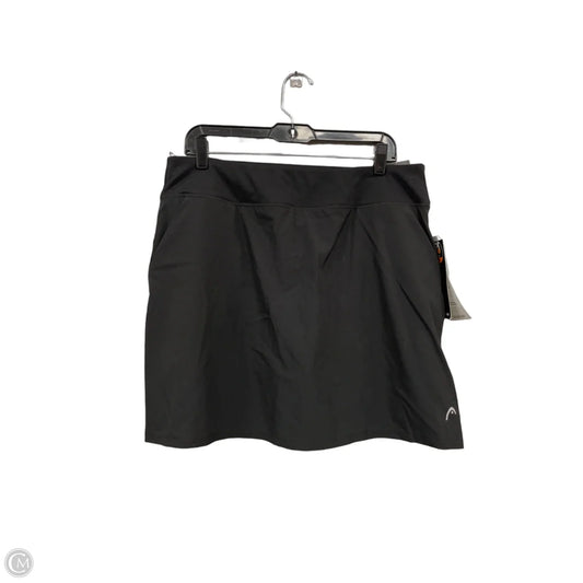 Athletic Skort By Head In Black, Size: Xl
