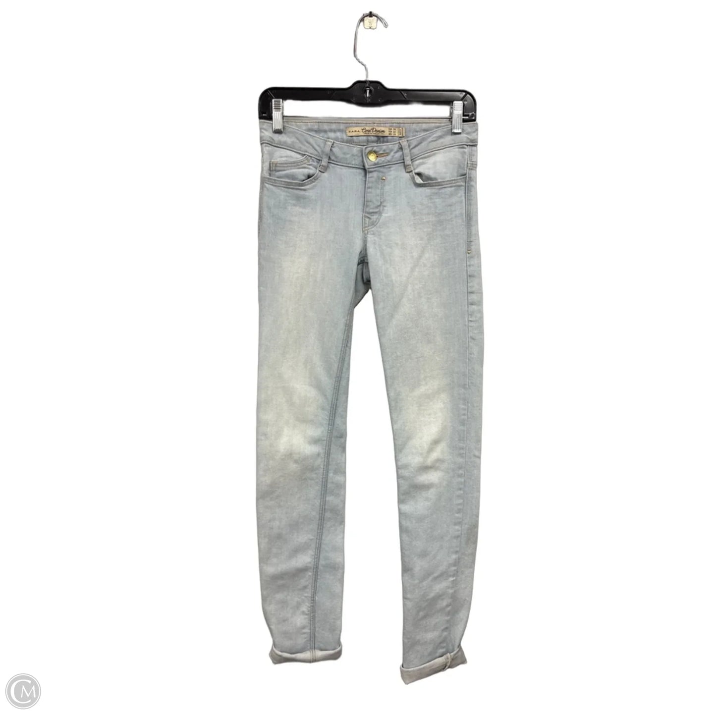 Jeans Skinny By Zara In Blue, Size: 2