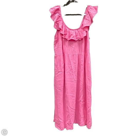 Dress Casual Maxi By Ava & Viv In Pink, Size: Xxl