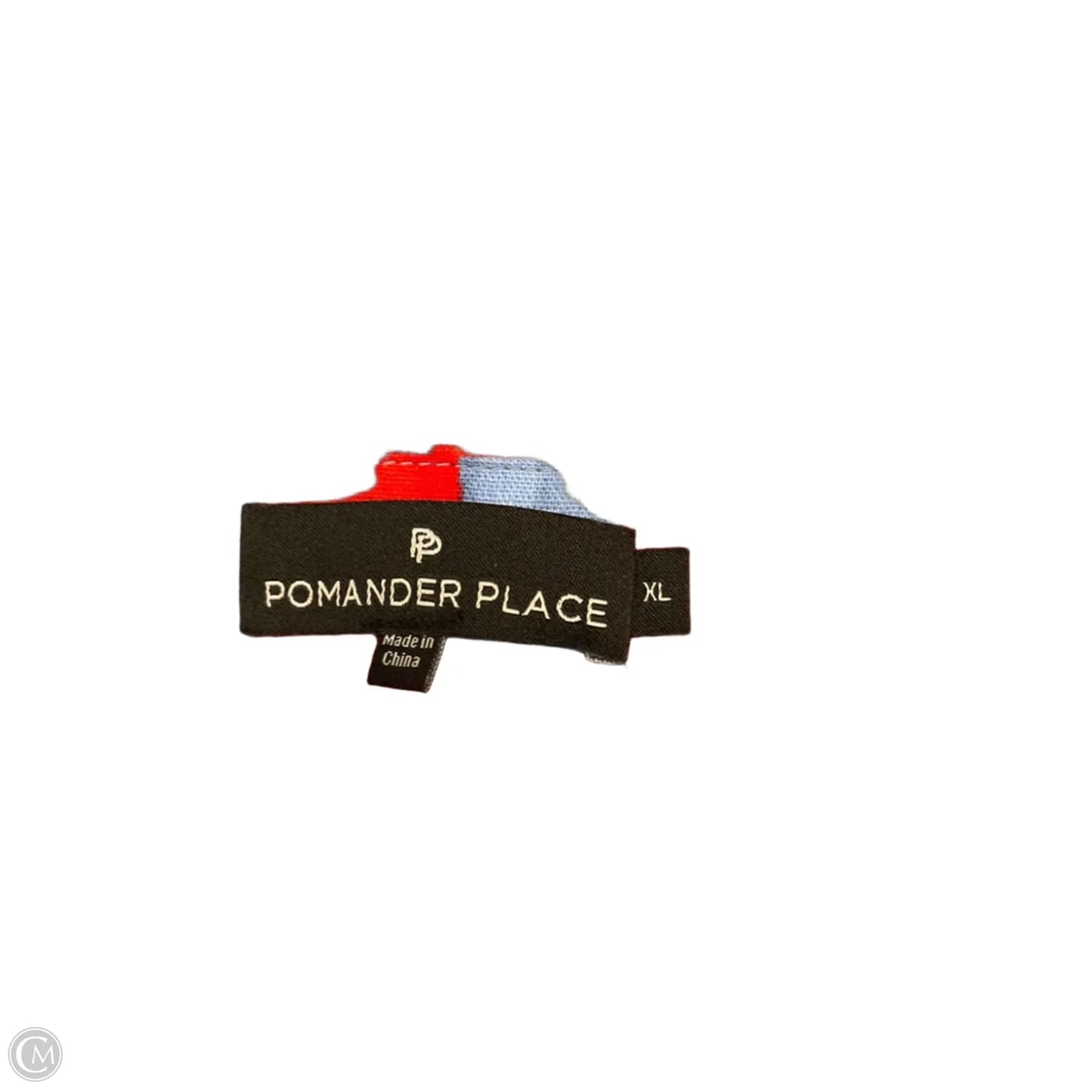 Dress Casual Short By Pomander Place In Blue & Red, Size: Xlarge