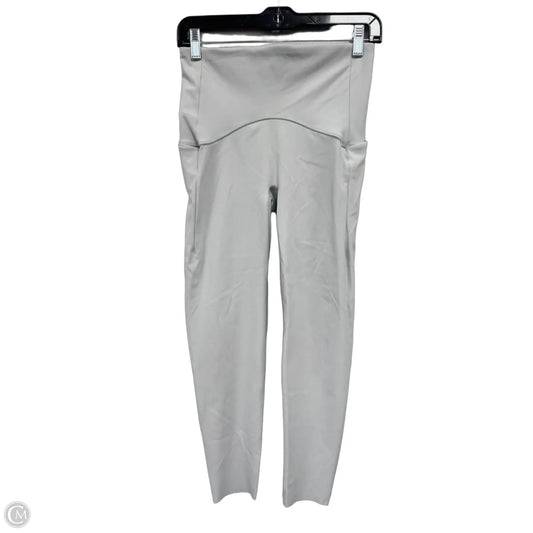 Athletic Leggings By Spanx In Grey, Size: M
