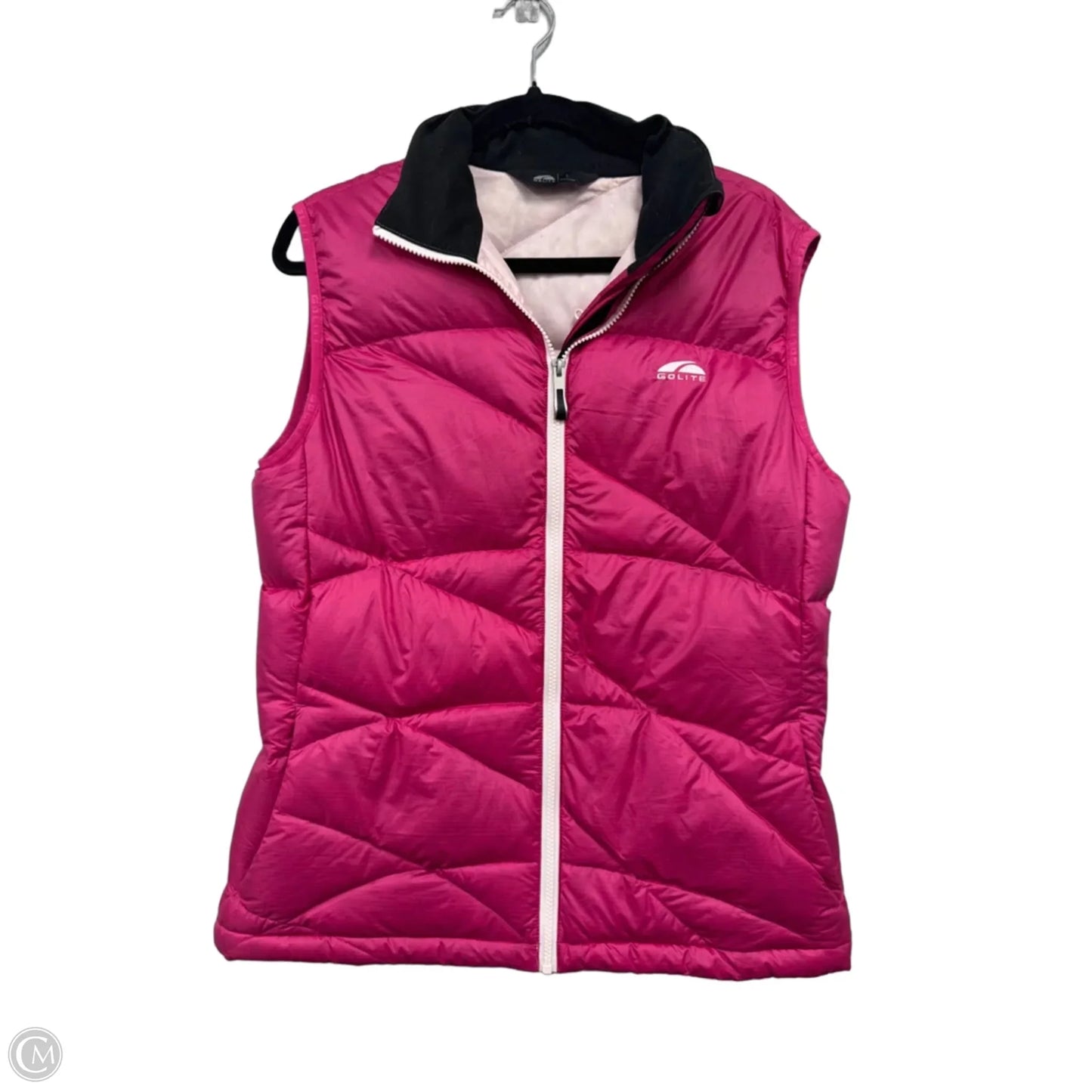 Vest Puffer & Quilted By Clothes Mentor In Pink, Size: L