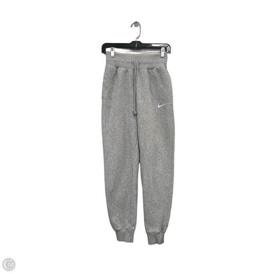 Athletic Pants By Nike Apparel In Grey, Size: Xs