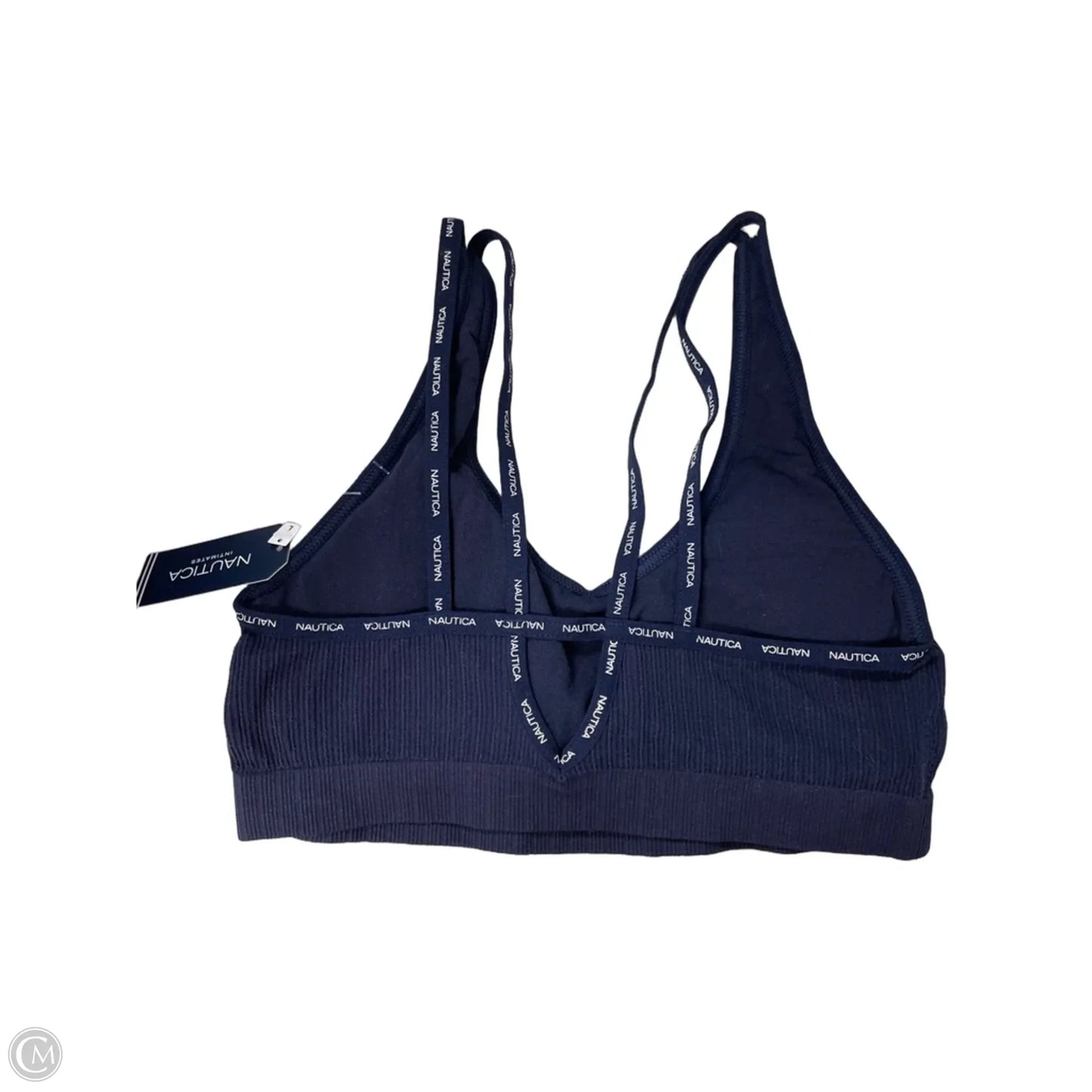 Athletic Bra By Nautica In Navy, Size: L