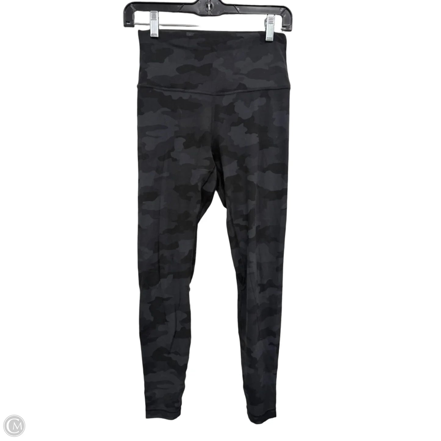 Athletic Leggings By Lululemon In Black & Grey, Size: 6
