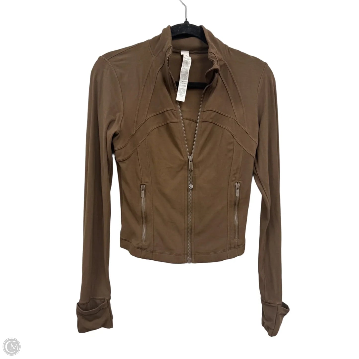 Athletic Jacket By Lululemon In Brown, Size: 6