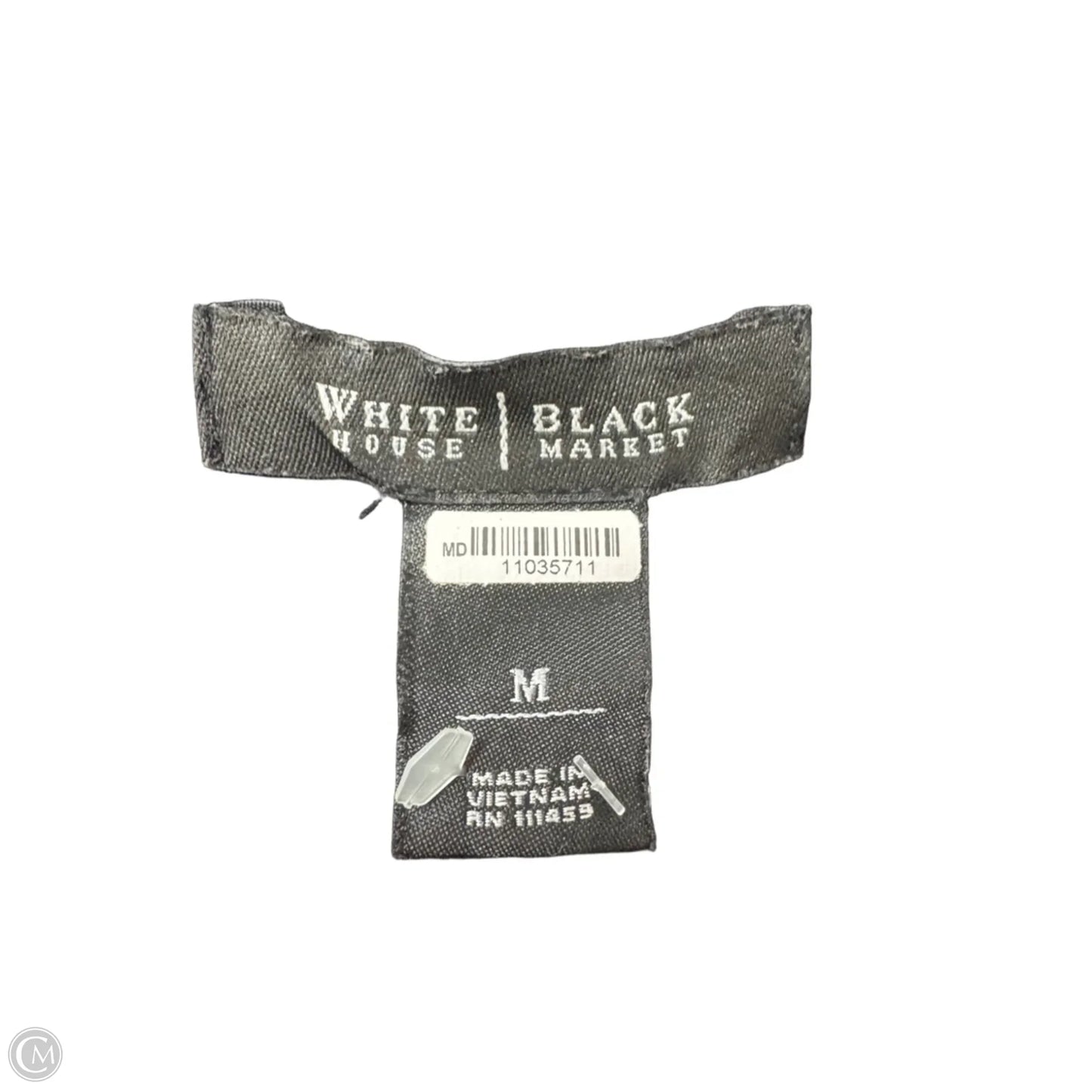 Top Long Sleeve By White House Black Market In Black, Size: M