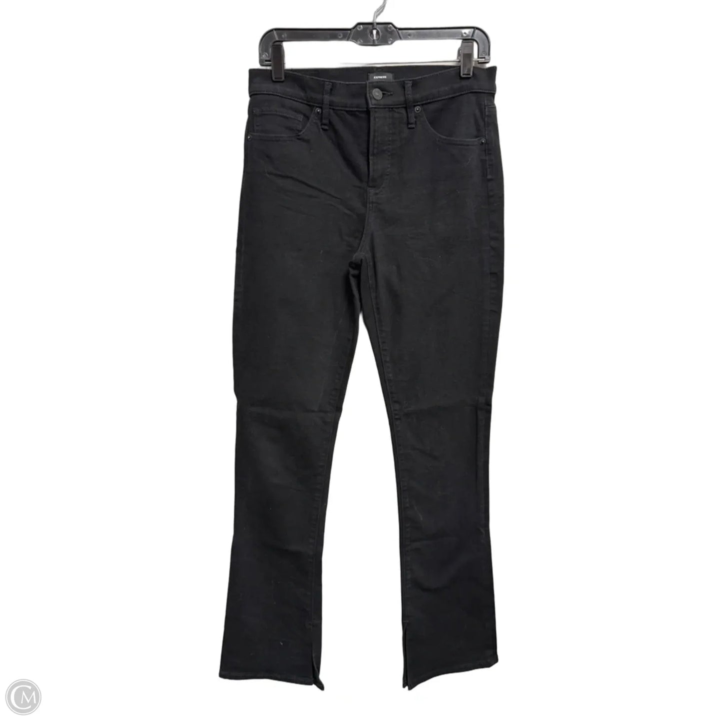 Jeans Flared By Express In Black, Size: 8