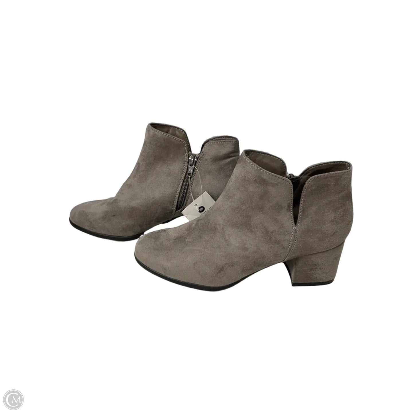 Boots Ankle Heels By Kim Rogers In Taupe, Size: 7