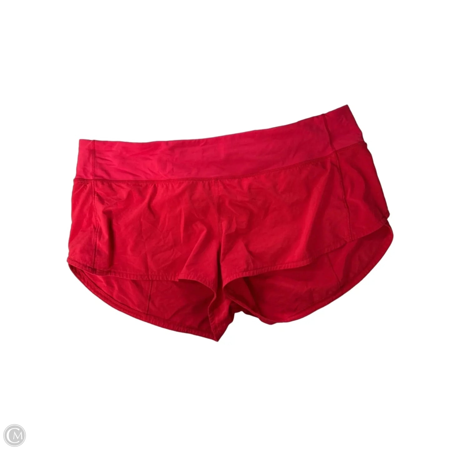 Athletic Shorts By Lululemon In Red, Size: 10