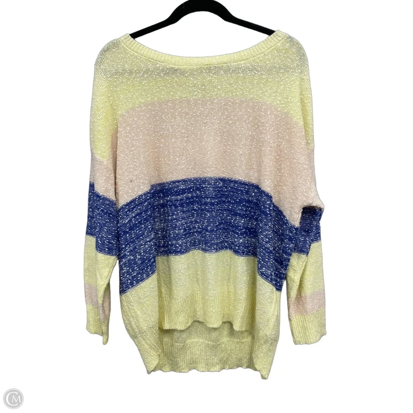 Sweater By Umgee In Blue & Yellow, Size: S