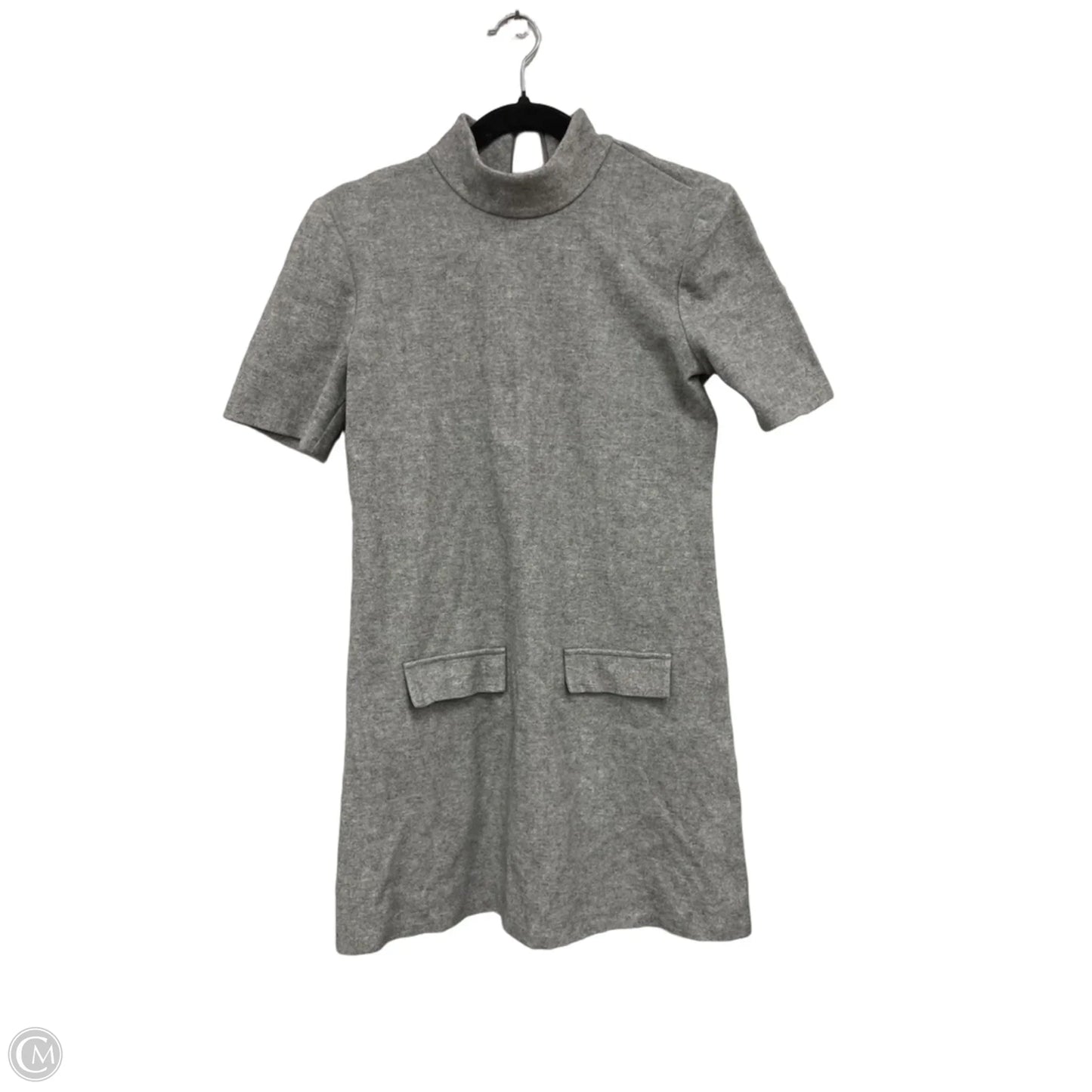 Dress Casual Short By Zara In Grey, Size: S