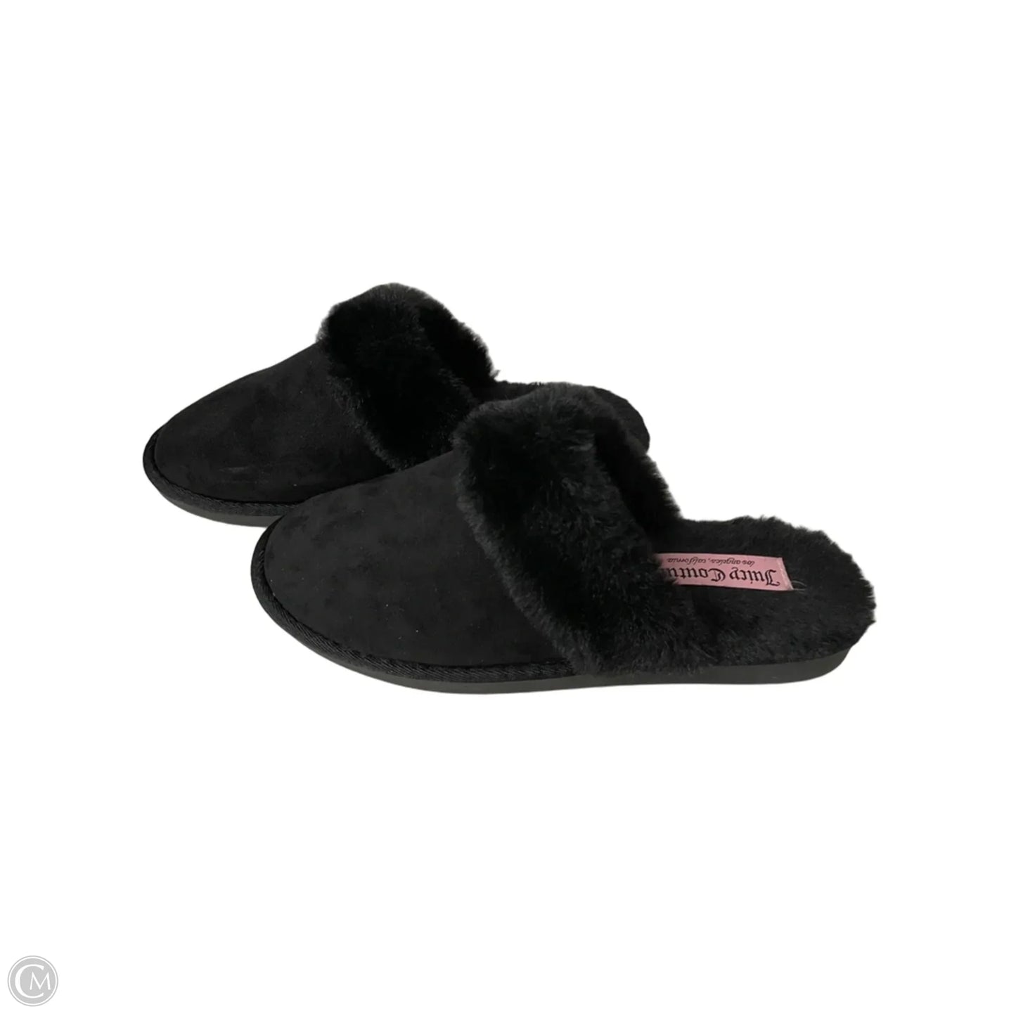 Slippers By Juicy Couture In Black, Size: 9.5