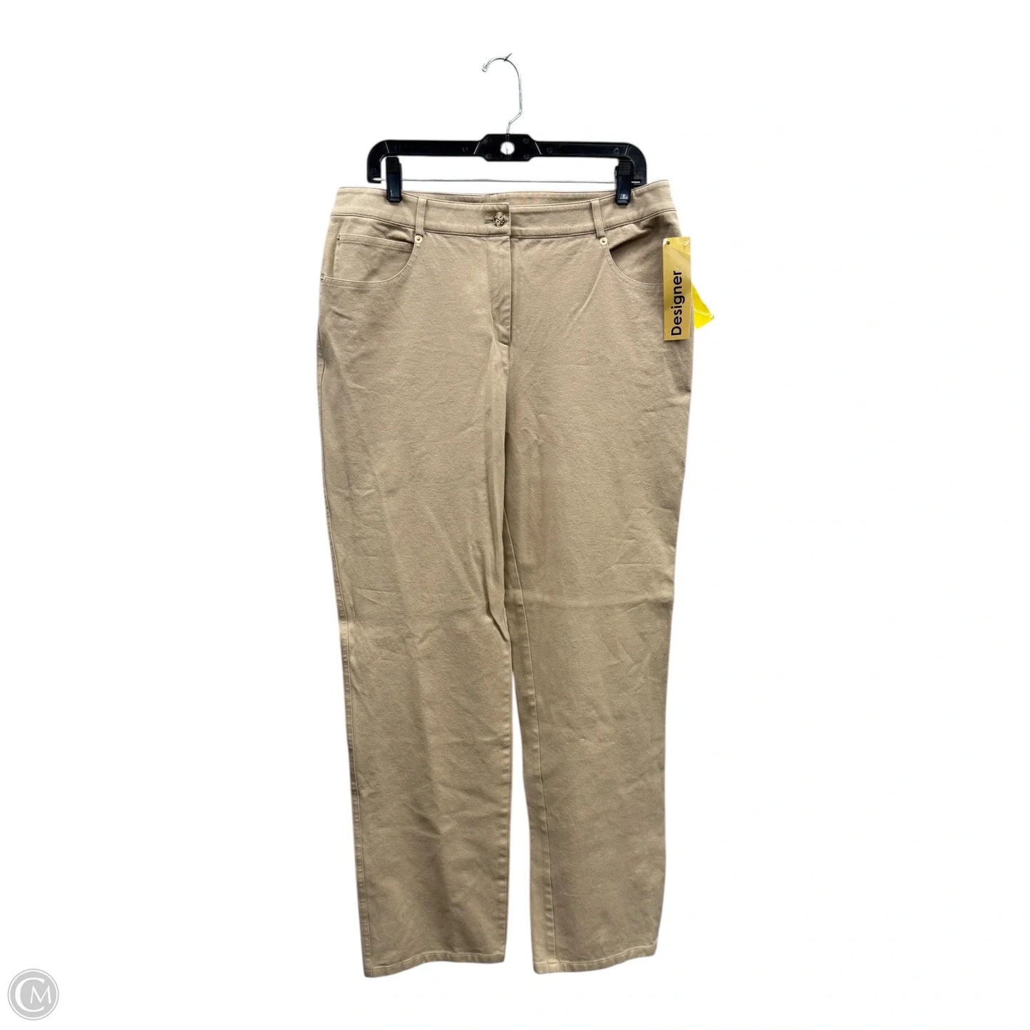 Pants Luxury Designer By St John Collection In Tan, Size: 12