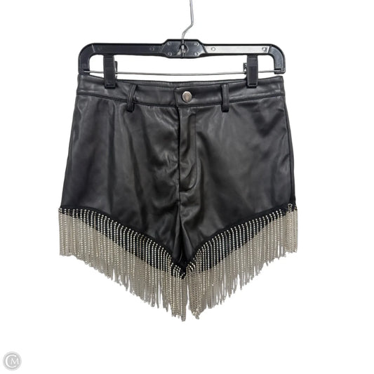 Shorts By 12th Tribe In Black & Silver, Size: S