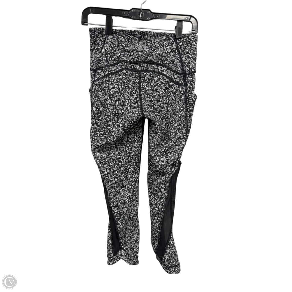 Athletic Leggings By Lululemon In Black & White, Size: 4