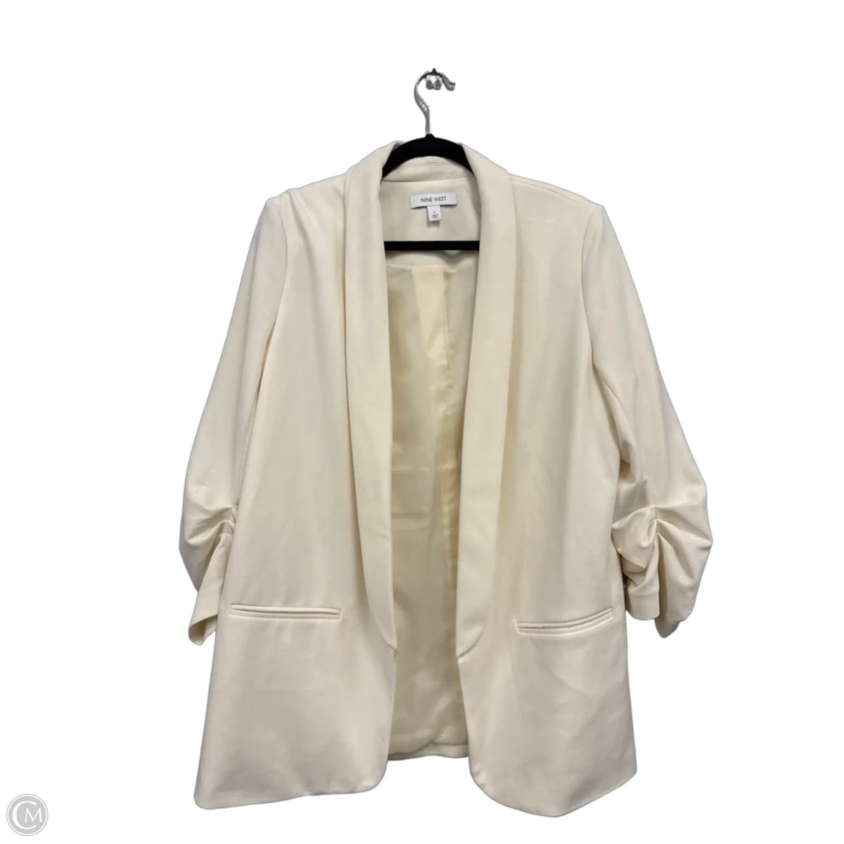 Blazer By Nine West In Cream, Size: L