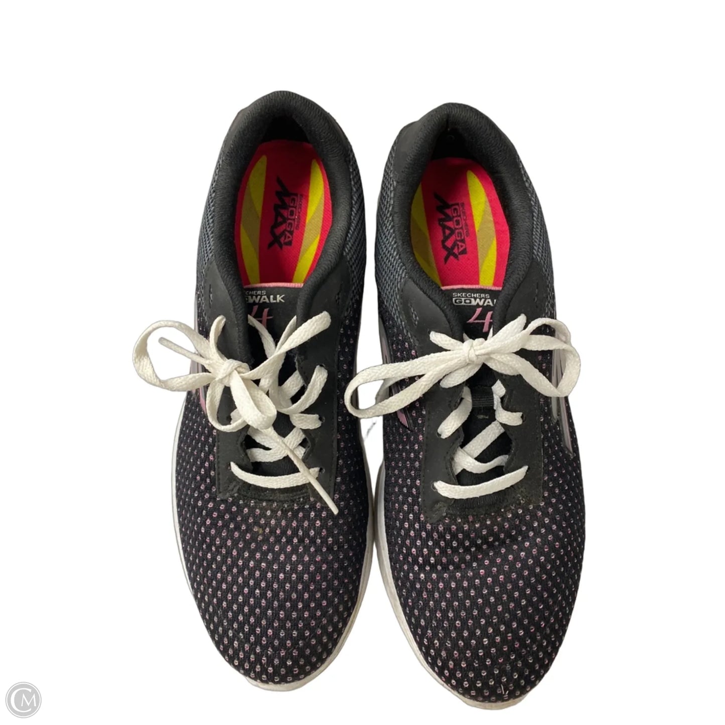 Shoes Athletic By Skechers In Black & Pink, Size: 9