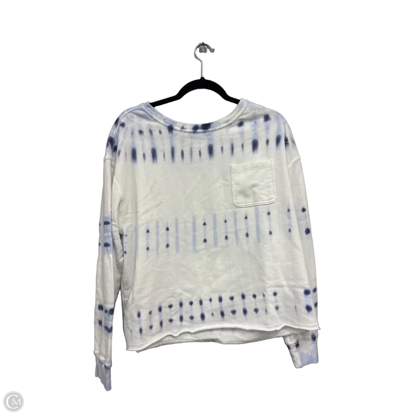 Sweatshirt Crewneck By Universal Thread In Blue & White, Size: L
