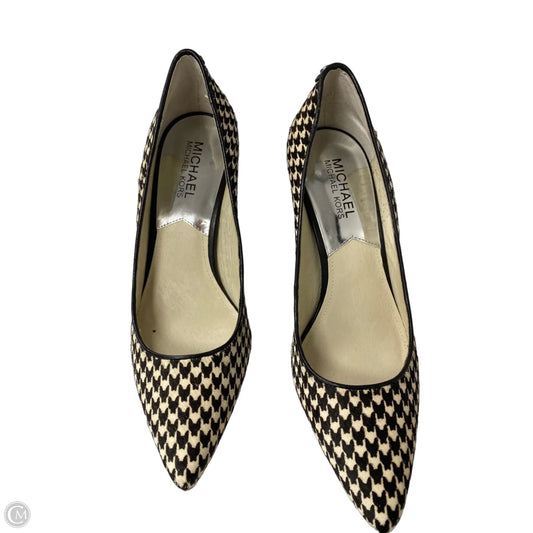 Shoes Heels Stiletto By Michael By Michael Kors In Black & Cream, Size: 7.5
