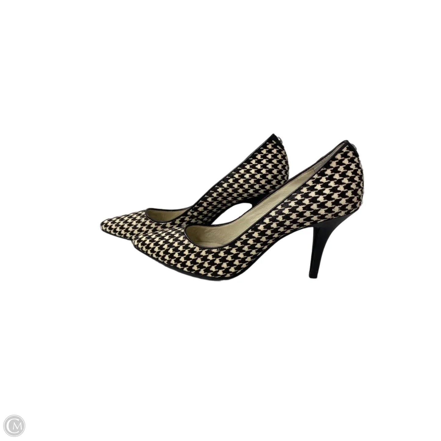 Shoes Heels Stiletto By Michael By Michael Kors In Black & Cream, Size: 7.5