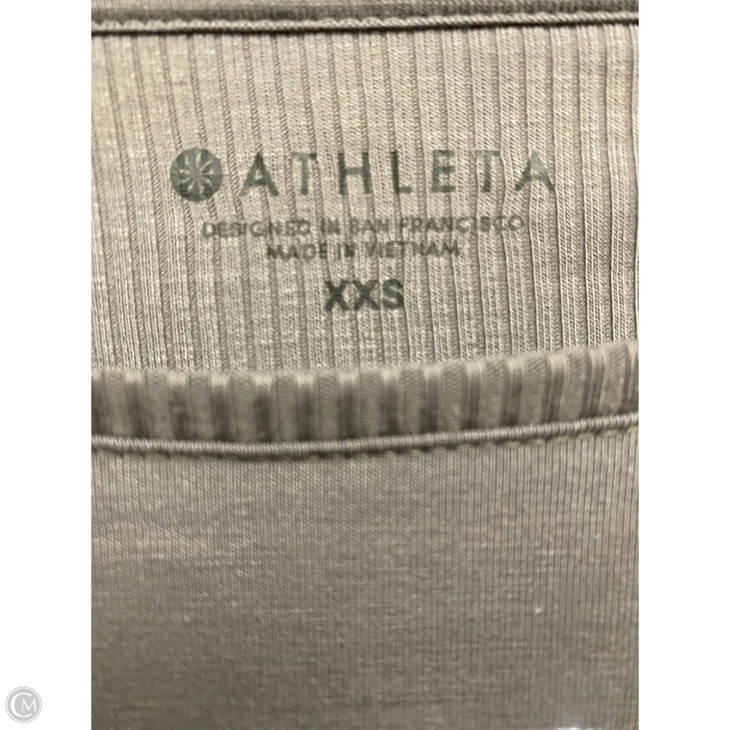 Athletic Top Long Sleeve Crewneck By Athleta In Grey