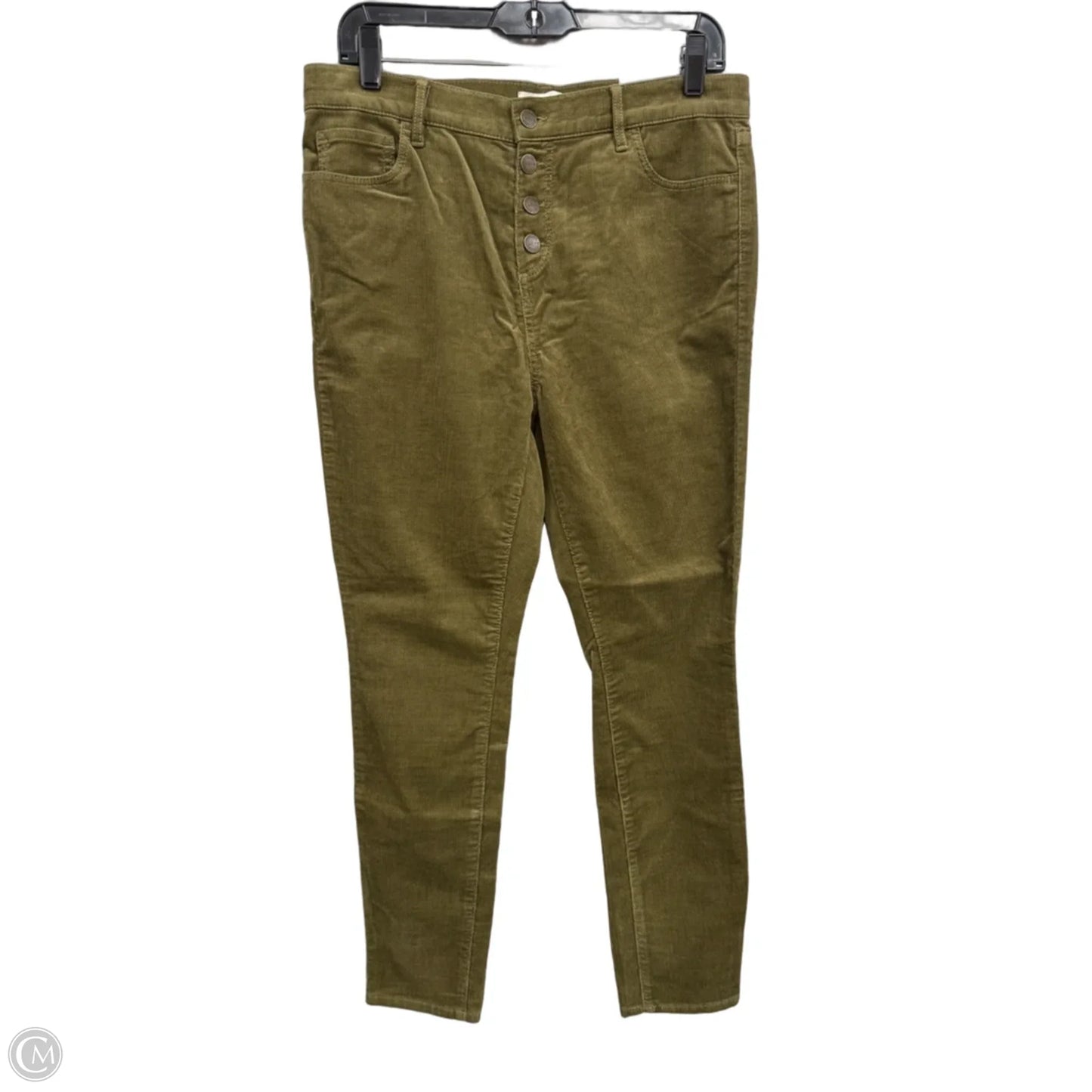 Pants Corduroy By Loft In Green, Size: 10p