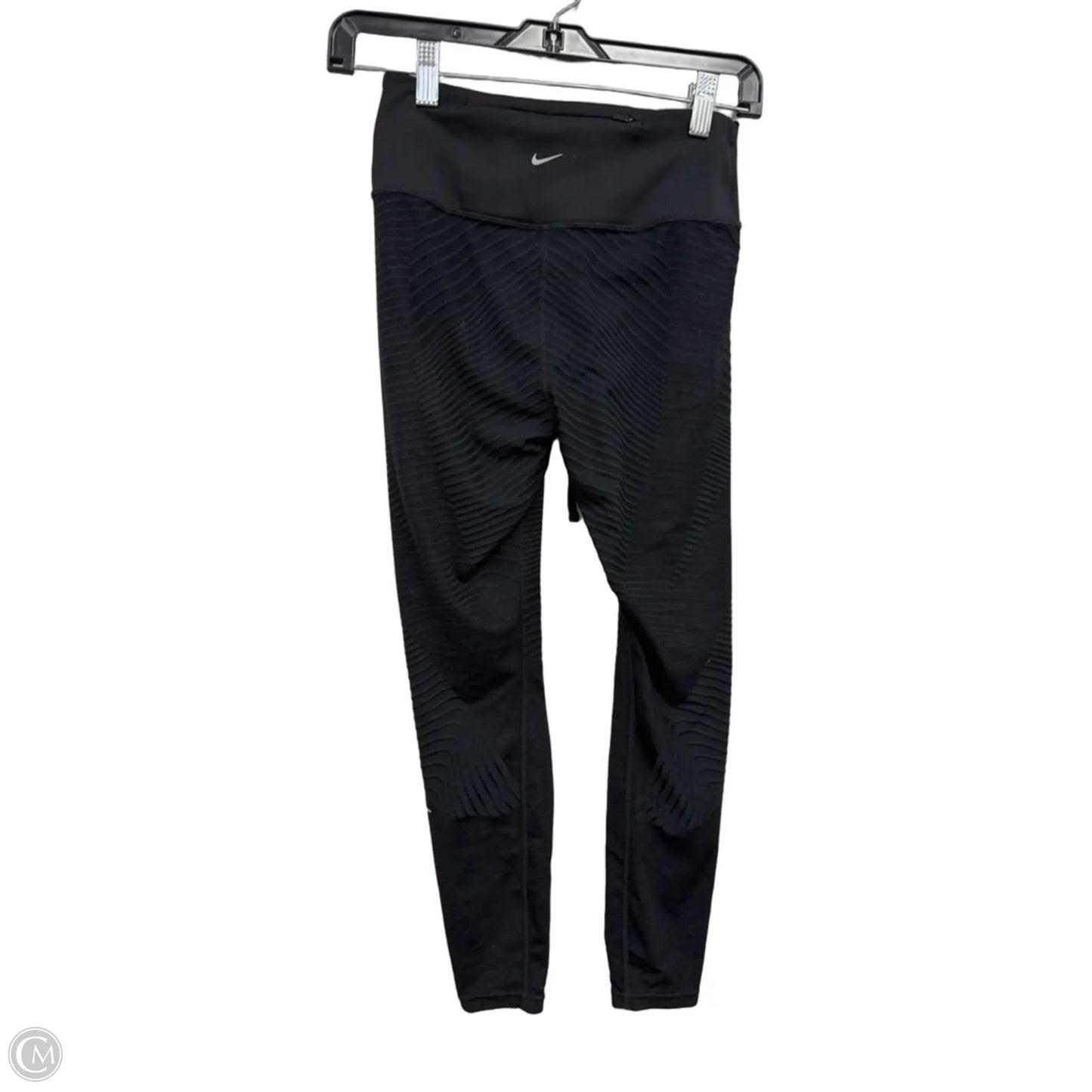 Athletic Leggings By Nike Apparel In Black, Size: S