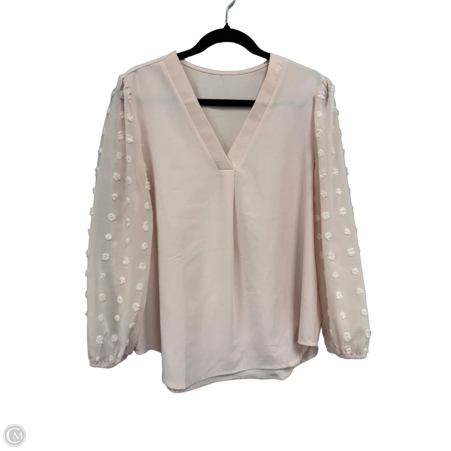 Top Long Sleeve By Clothes Mentor In Pink, Size: L