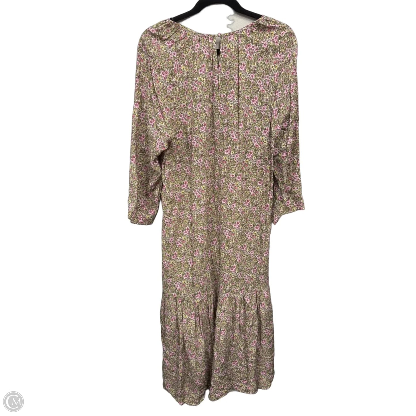 Dress Casual Maxi By H&m In Pink & Yellow, Size: S