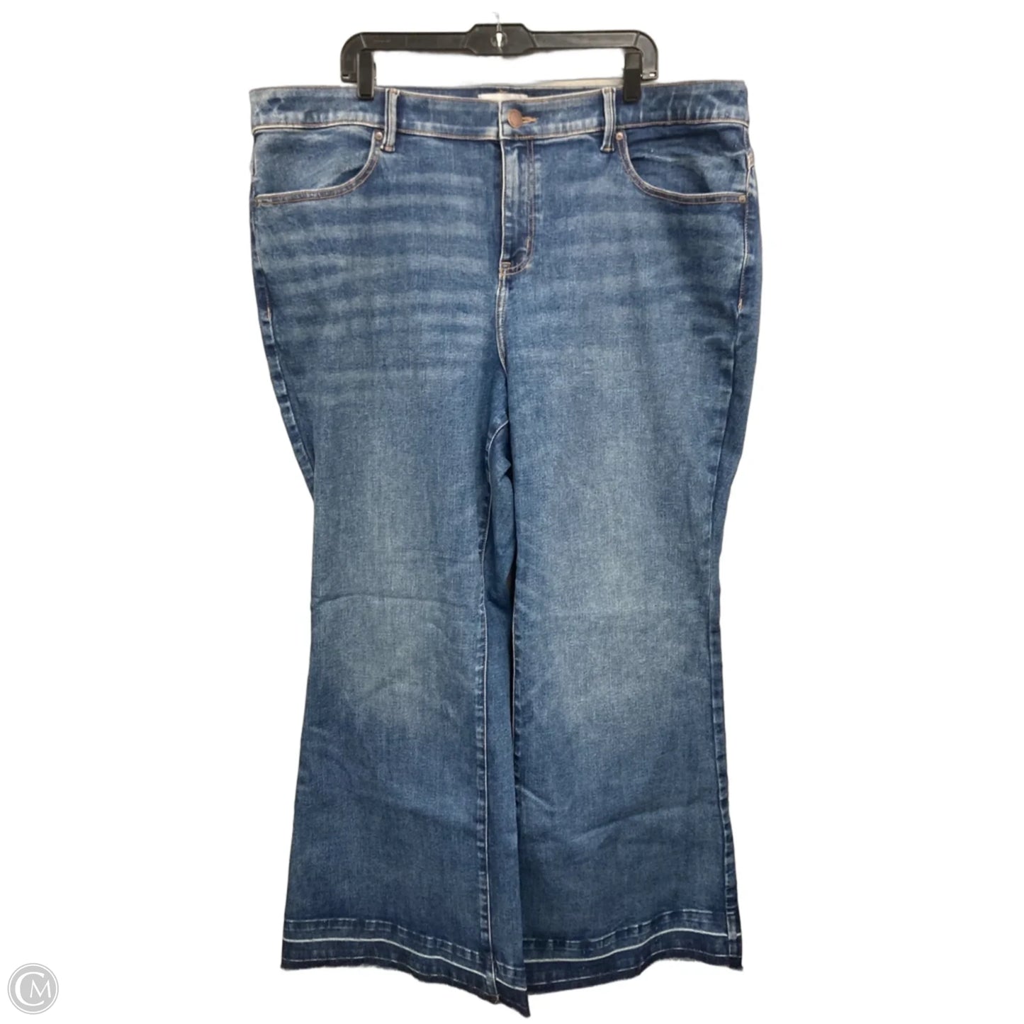 Jeans Wide Leg By Lane Bryant In Blue, Size: 24