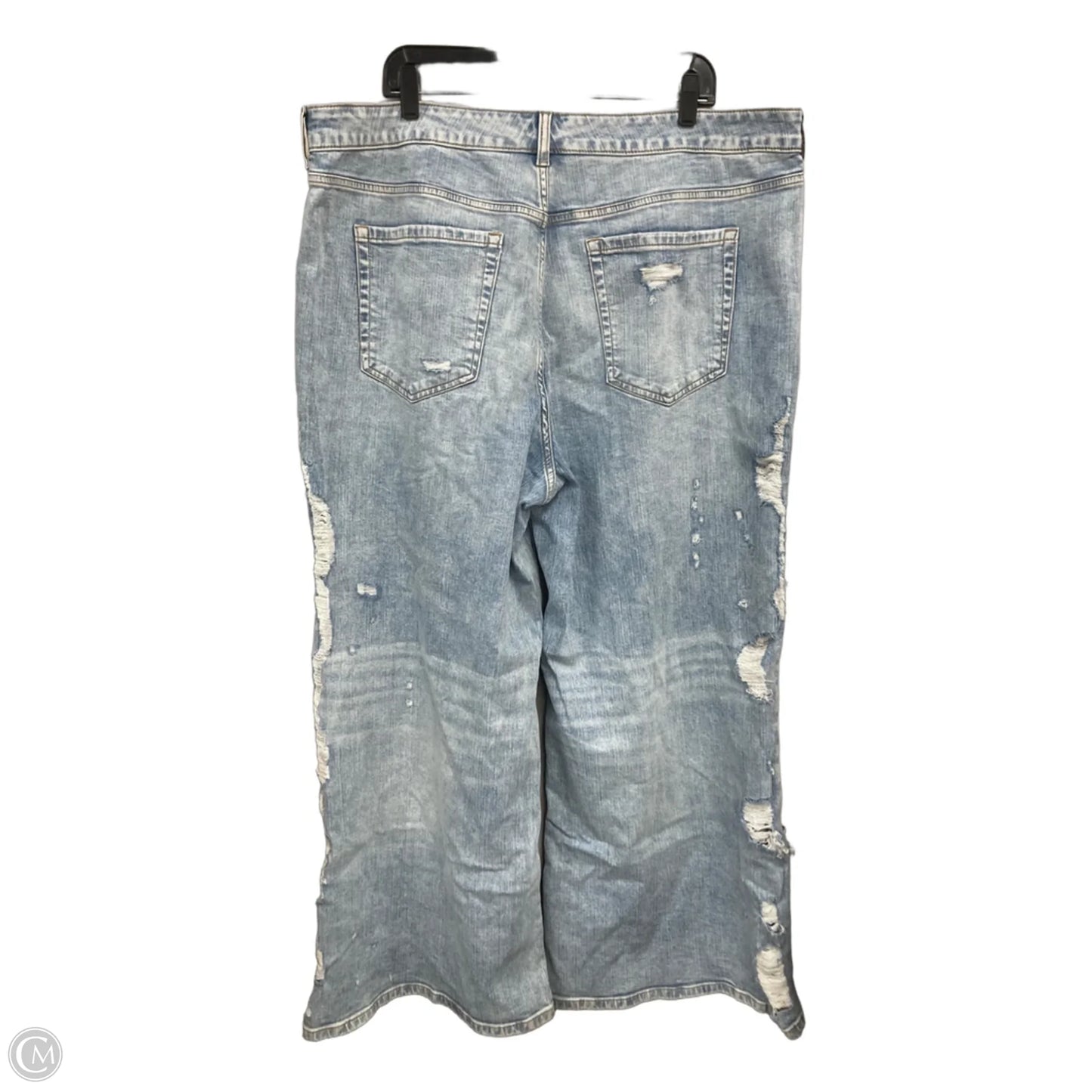 Jeans Wide Leg By Torrid In Blue, Size: 18