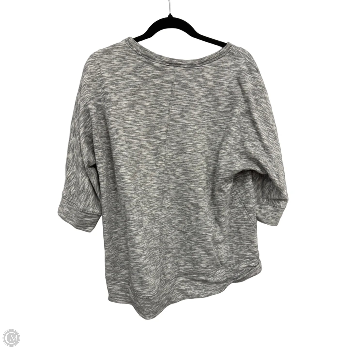 Sweatshirt Crewneck By Loft In Grey, Size: S