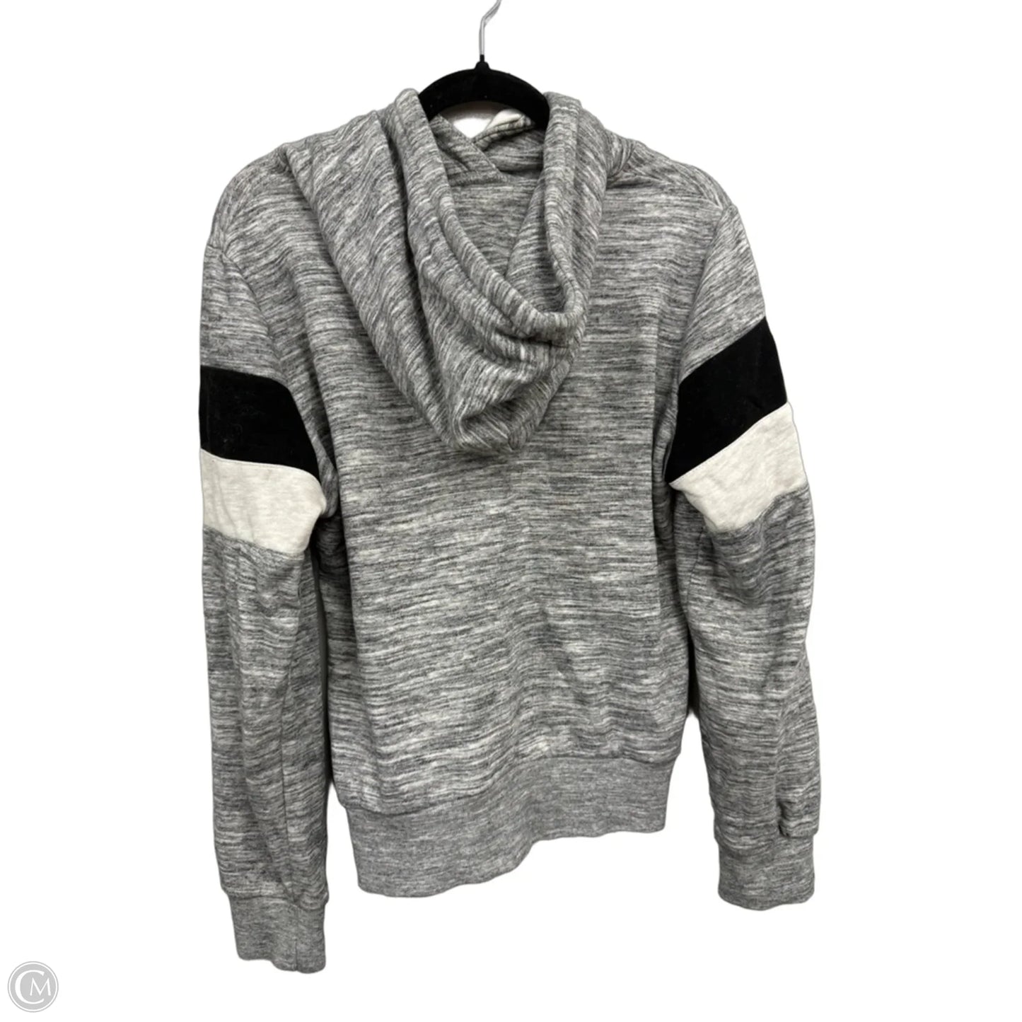 Sweatshirt Hoodie By Reflex In Grey, Size: L