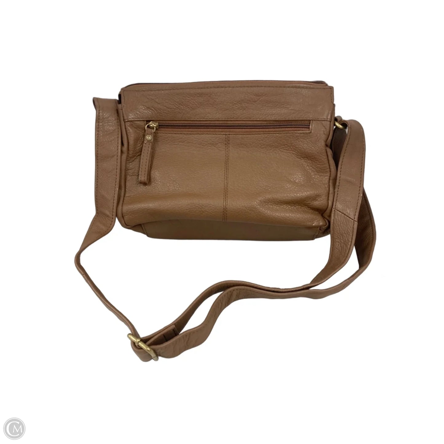 Crossbody Leather By Clothes Mentor, Size: Medium