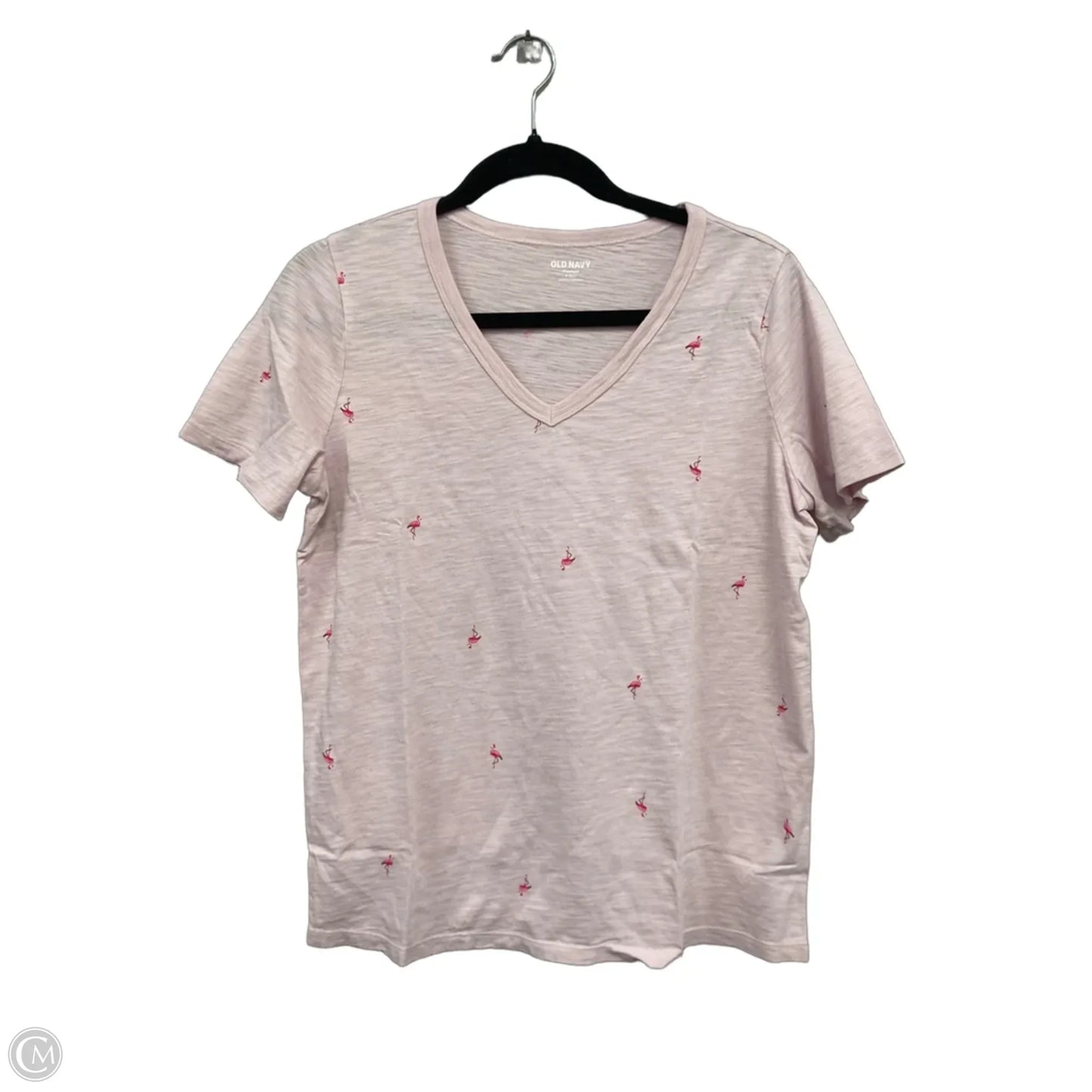Top Short Sleeve Basic By Old Navy In Pink, Size: S