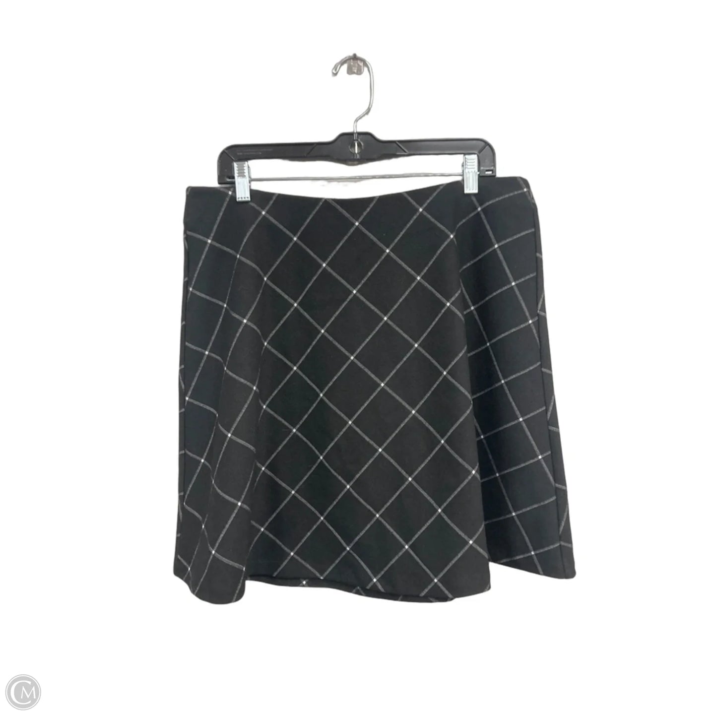 Skirt Mini & Short By Loft In Black & White, Size: L