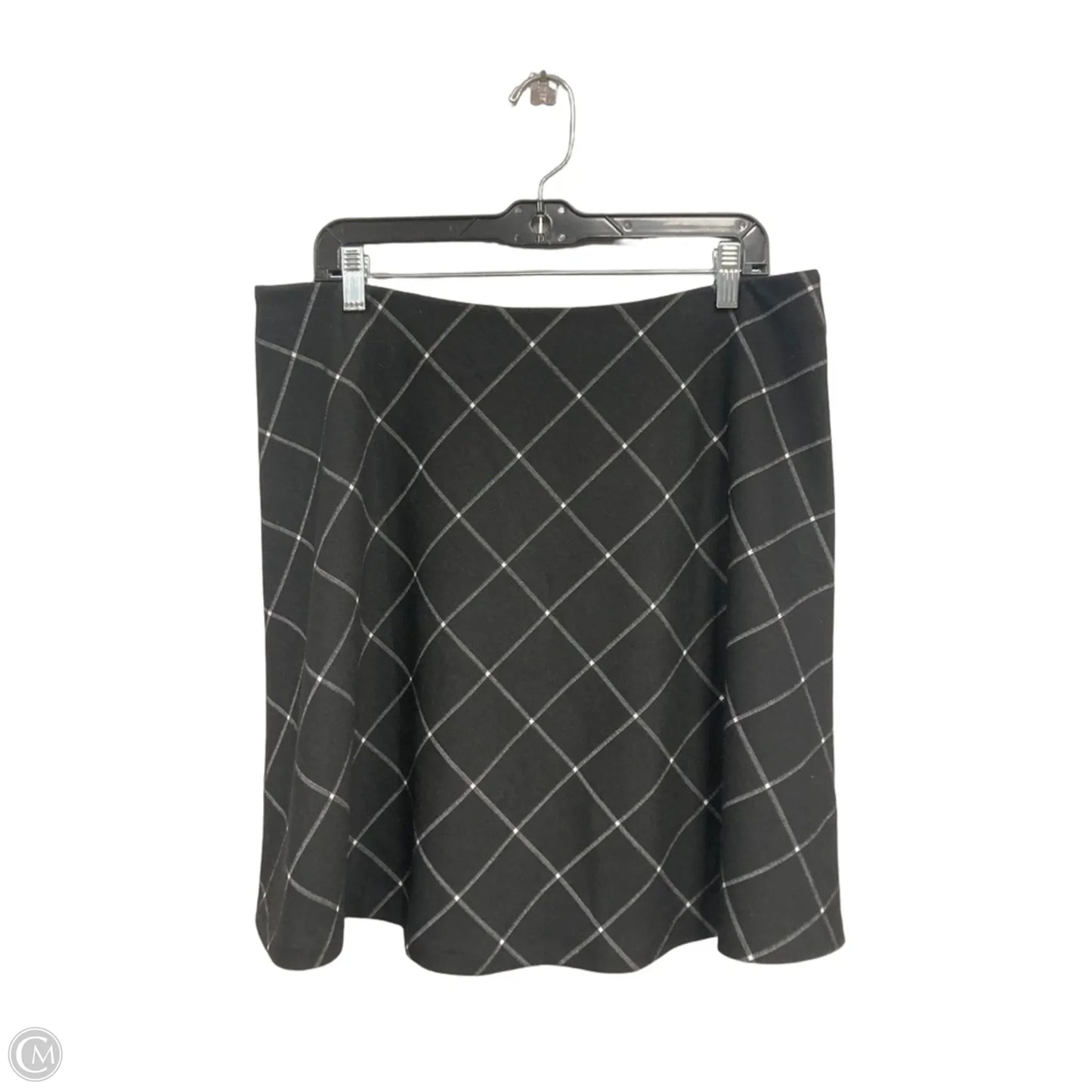 Skirt Mini & Short By Loft In Black & White, Size: L