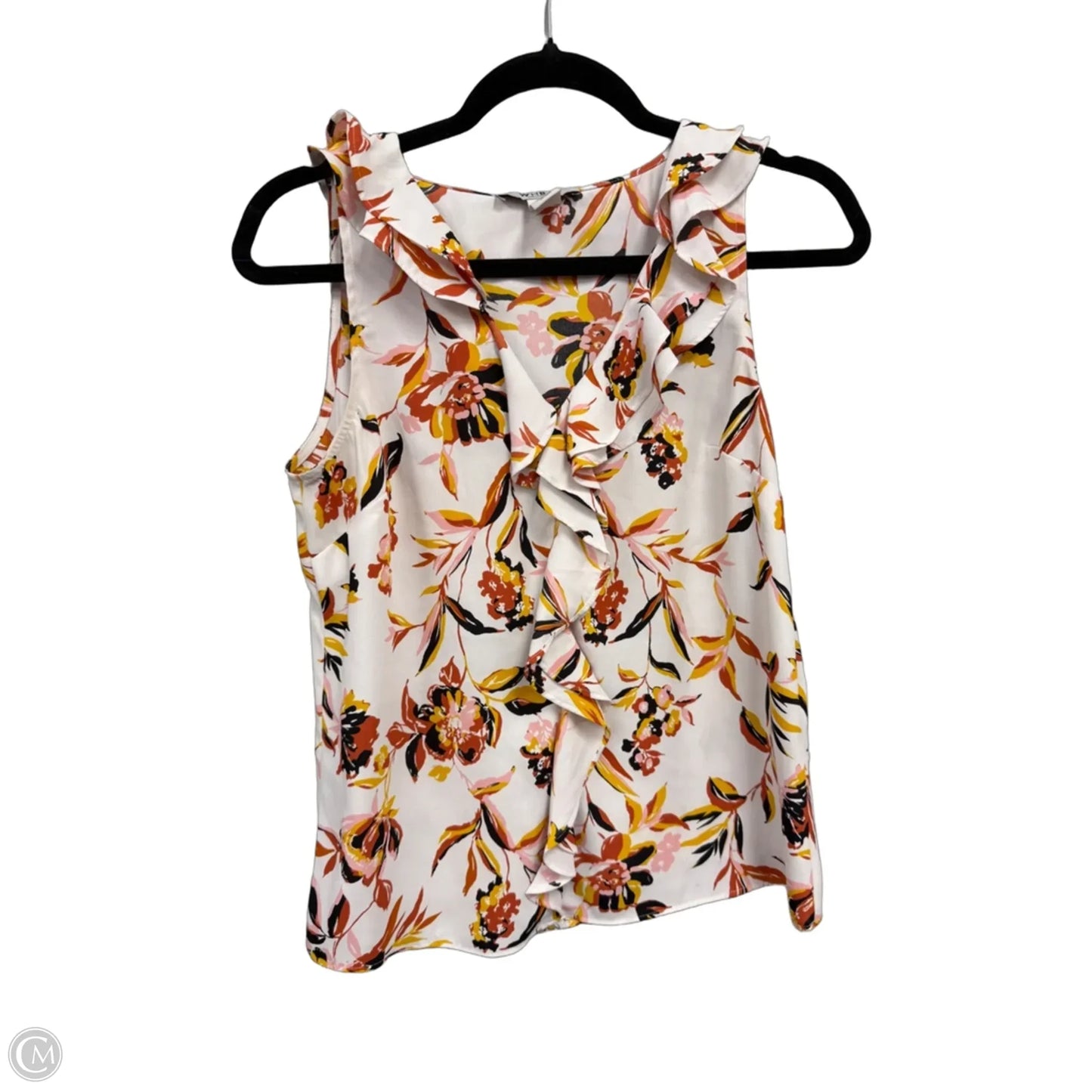 Top Sleeveless By White House Black Market In Gold & Pink, Size: Xs