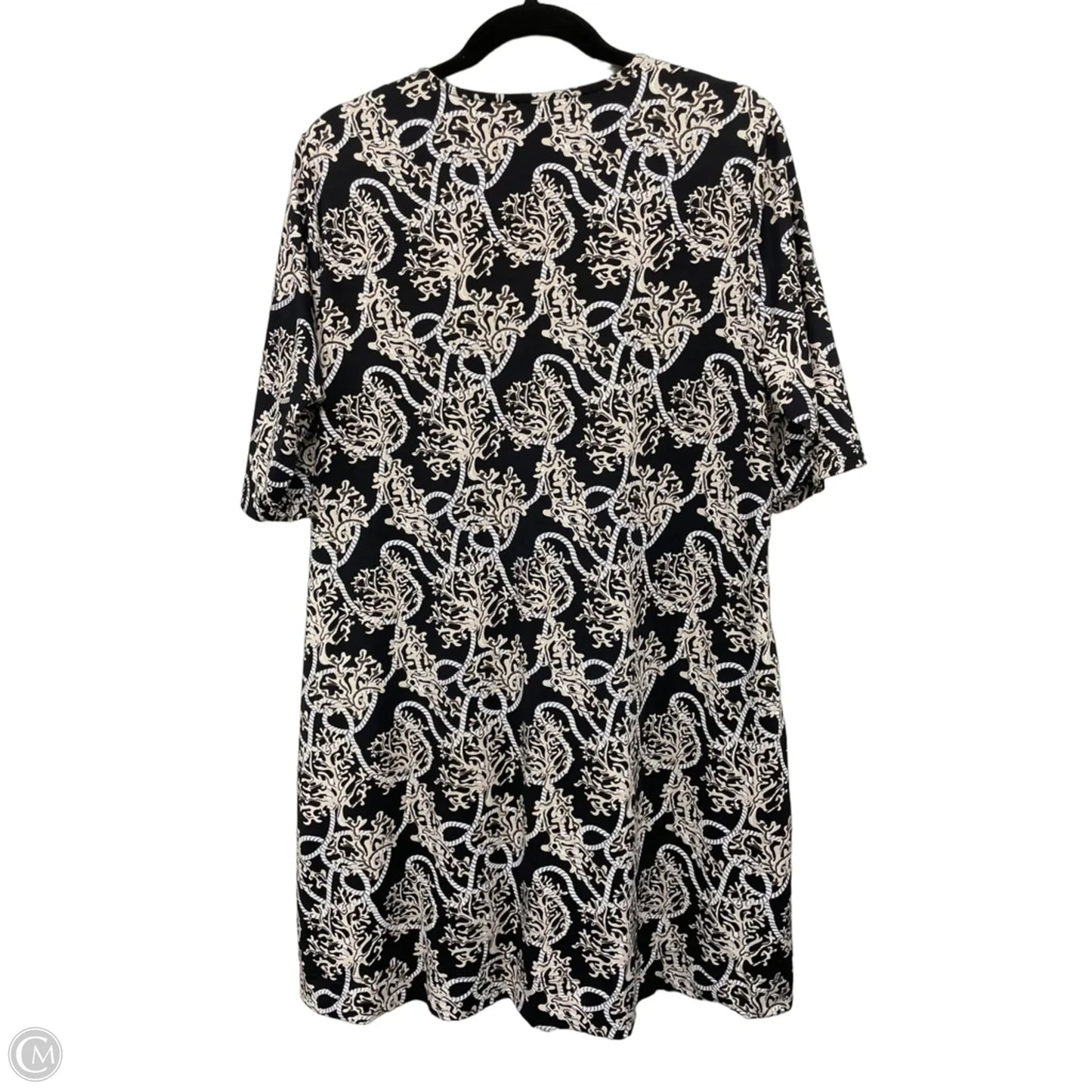Dress Casual Short By Lulu B In Black & Tan, Size: Xl